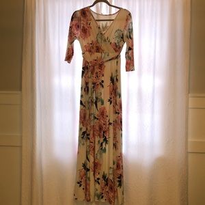 Pink Blush Maternity Dress